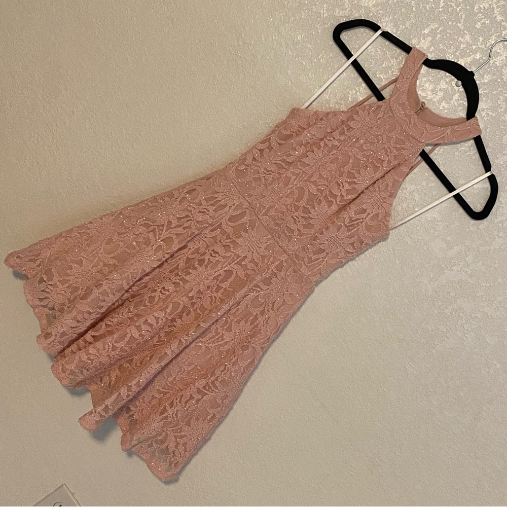 Sparkly pink dress